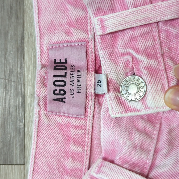 SOLD AGOLDE Riley High Rise Straight Crop in Potion - Size 25 - Picture 3 of 8